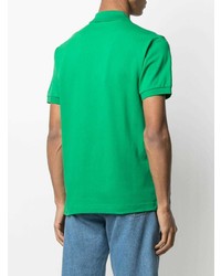 Polo brodé vert Lacoste