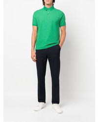 Polo brodé vert Emporio Armani