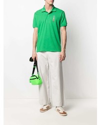 Polo brodé vert Lacoste