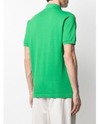 Polo brodé vert Lacoste