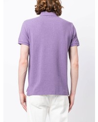 Polo brodé violet clair Polo Ralph Lauren