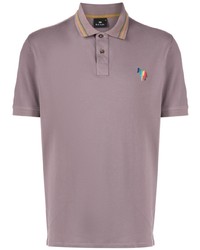 Polo brodé violet clair PS Paul Smith