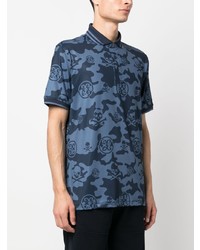 Polo camouflage bleu marine G/FORE