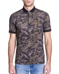 Polo camouflage gris