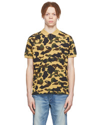 Polo camouflage jaune