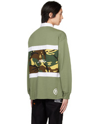 Polo camouflage marron clair AAPE BY A BATHING APE