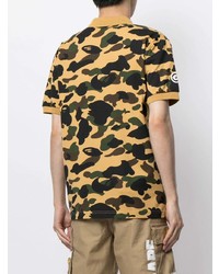 Polo camouflage marron clair A Bathing Ape