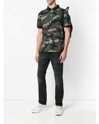 Polo camouflage olive Valentino