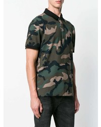 Polo camouflage olive Valentino