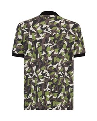 Polo camouflage olive Fendi