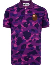Polo camouflage violet