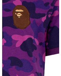 Polo camouflage violet A Bathing Ape