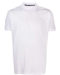 Polo en lin blanc Karl Lagerfeld