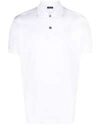 Polo en lin blanc Kiton