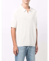 Polo en lin blanc Norse Projects