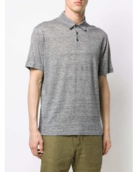 Polo en lin gris Z Zegna