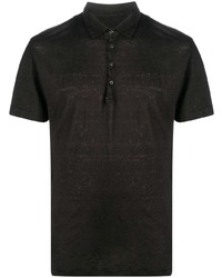 Polo en lin noir 120% Lino