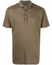 Polo en lin olive 120% Lino