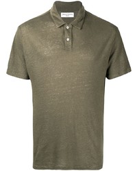 Polo en lin olive Officine Generale