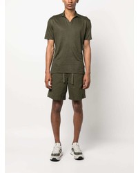 Polo en lin olive Orlebar Brown