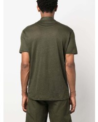 Polo en lin olive Orlebar Brown