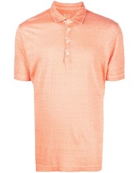 Polo en lin orange 120% Lino