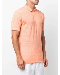 Polo en lin orange 120% Lino