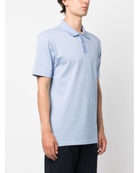 Polo en tulle bleu clair BOSS