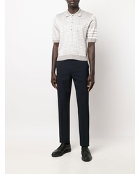 Polo en vichy gris Thom Browne