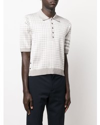 Polo en vichy gris Thom Browne