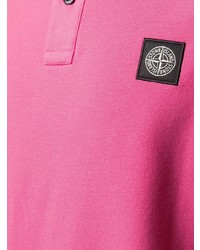 Polo fuchsia Stone Island