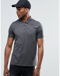 Polo gris foncé Asos