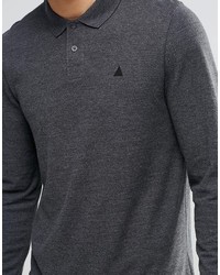 Polo gris foncé Asos