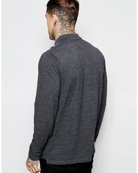 Polo gris foncé Asos