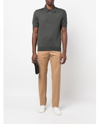 Polo gris foncé Tom Ford