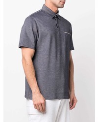 Polo gris foncé Ermenegildo Zegna