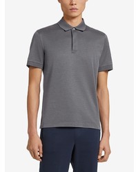 Polo gris foncé Ermenegildo Zegna