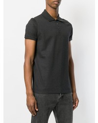 Polo gris foncé Saint Laurent