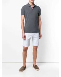 Polo gris foncé Brunello Cucinelli