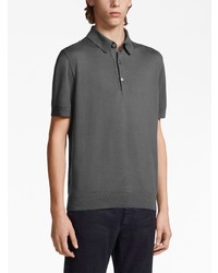 Polo gris foncé Zegna