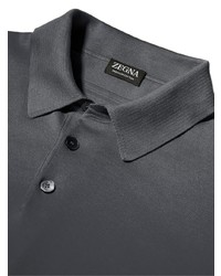 Polo gris foncé Zegna