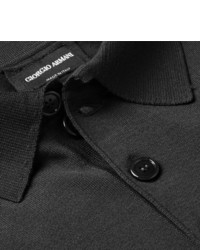 Polo gris foncé Giorgio Armani