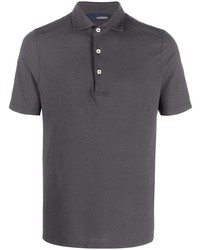 Polo gris foncé Lardini