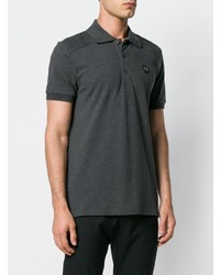 Polo gris foncé Philipp Plein