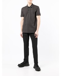 Polo gris foncé Alexander McQueen