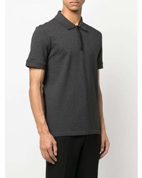 Polo gris foncé Alexander McQueen