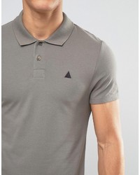 Polo gris foncé Asos