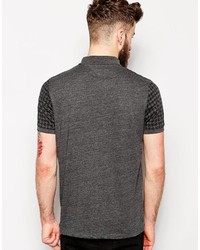 Polo gris foncé Asos