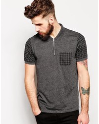 Polo gris foncé Asos