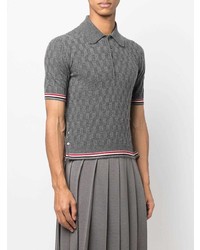 Polo gris foncé Thom Browne